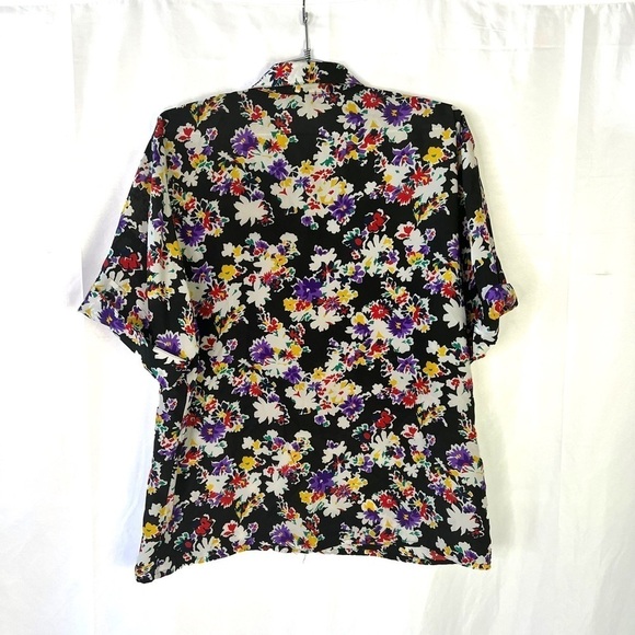 JAERGER SET BLOUSE SKIRT 2 PIECES SET BUTTON DOWN BLOUSE FLORAL SKIRT PLUS 16 - Picture 3 of 16